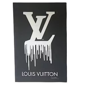Fairchild Paris Dripping Louis Vuitton Canvas Wall Art